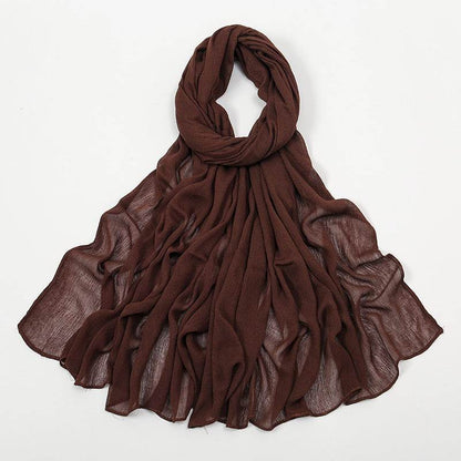 Solid-color simple headscarf - Price Value Store