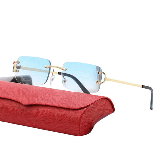 Rimless beveled sunglasses - Price Value Store
