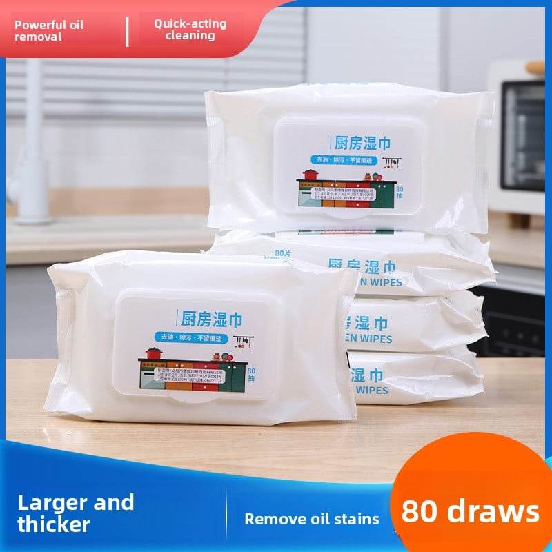 Kitchen wet wipes for removing dirt and oil - Price Value Store