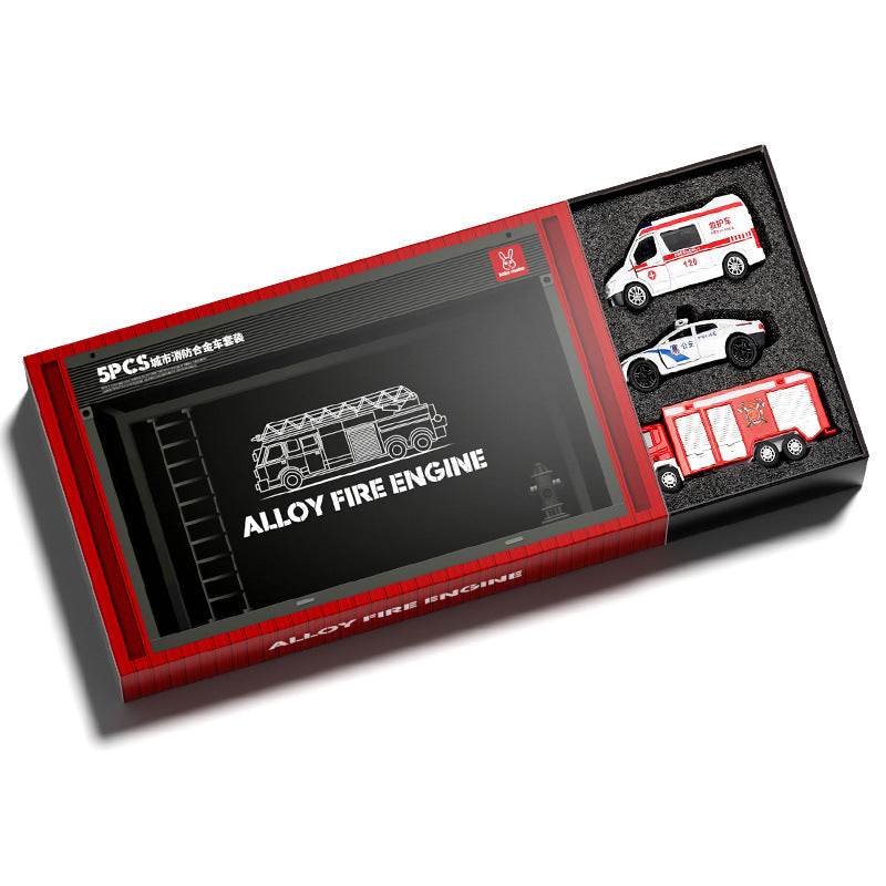 Model of children's alloy fire and urban rescue vehicle - Price Value Store