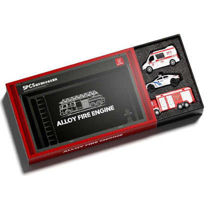 Model of children's alloy fire and urban rescue vehicle - Price Value Store