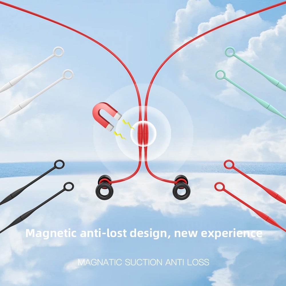 Magnetic lanyard earplugs, anti-loss ropes, silicone soundproof and noise-reducing earplugs - Price Value Store