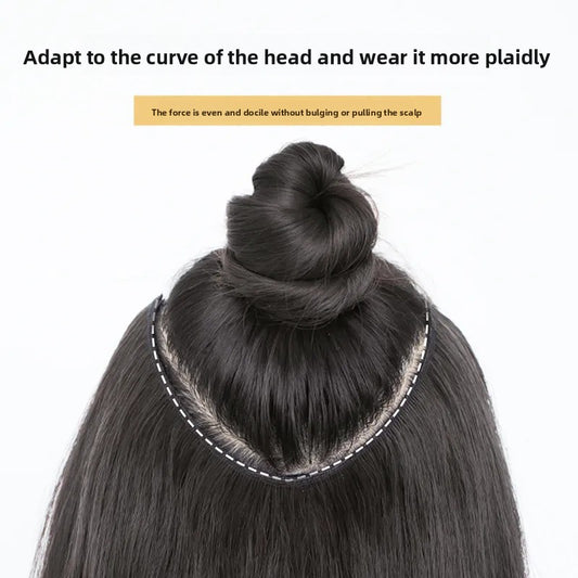 One-Piece Wig, Long Straight Hair