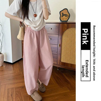 Women's High Waist Slim-fit Cropped Wide Leg Casual Pants - Price Value Store