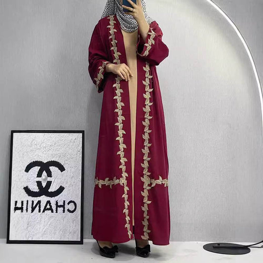Elegant Embroidered Cardigan Robe for Women - Price Value Store