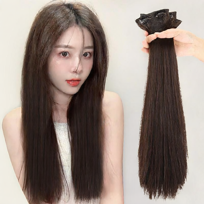 Long straight hair wig