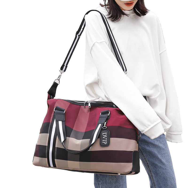 Large Capacity Travel Bag Dry and Wet Portable Lightweight Storage Bag Short-distance Travel Luggage Bag Fashion Travel Bag - Price Value Store