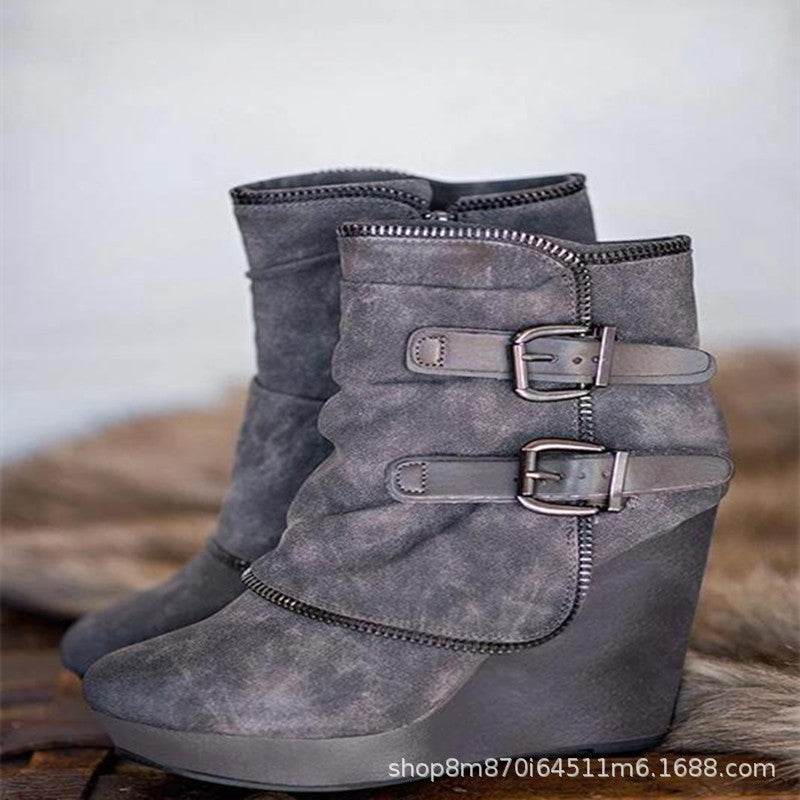 Pegged heel women's sandals - Price Value Store