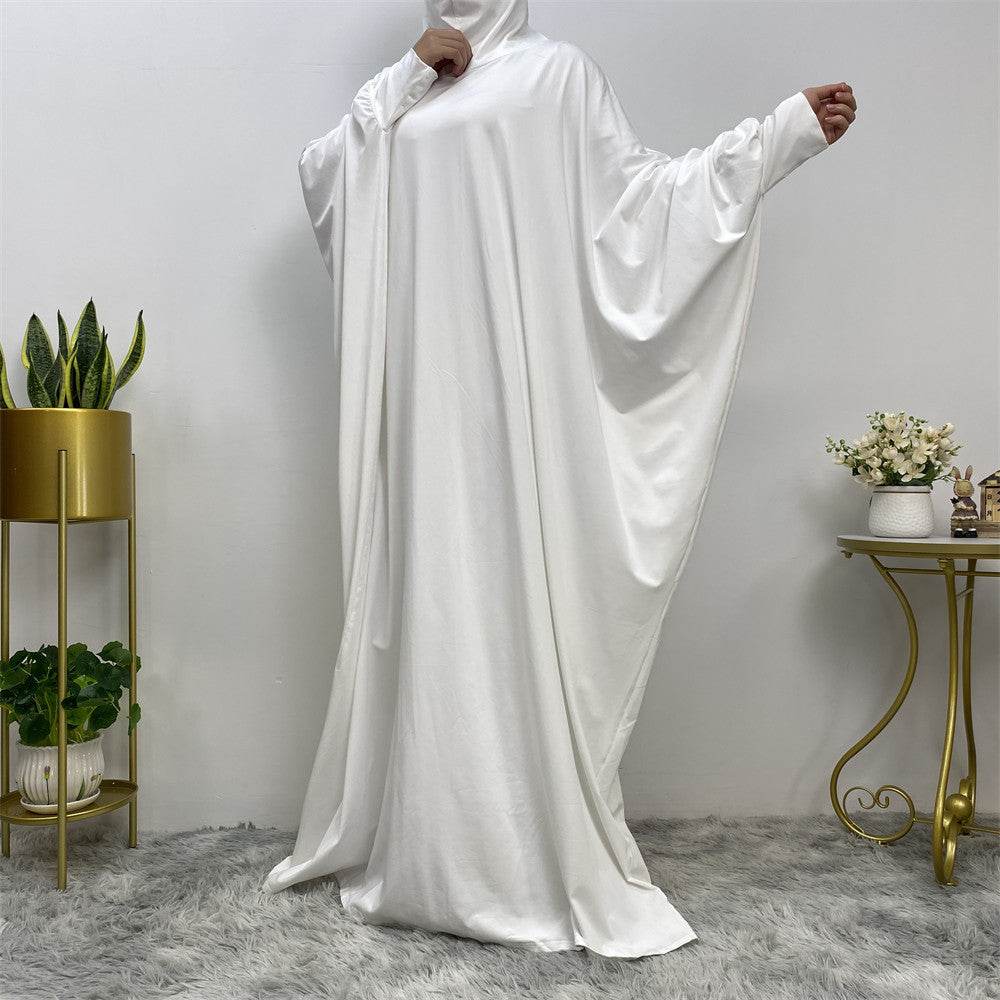 Solid-color batwing robe - Price Value Store