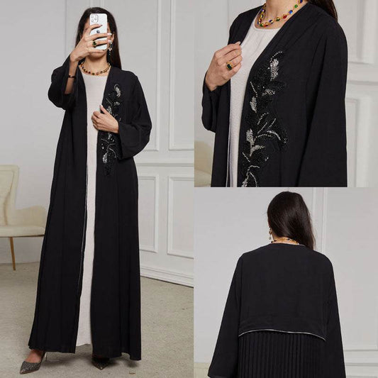 Cardigan with creased front dress - Price Value Store