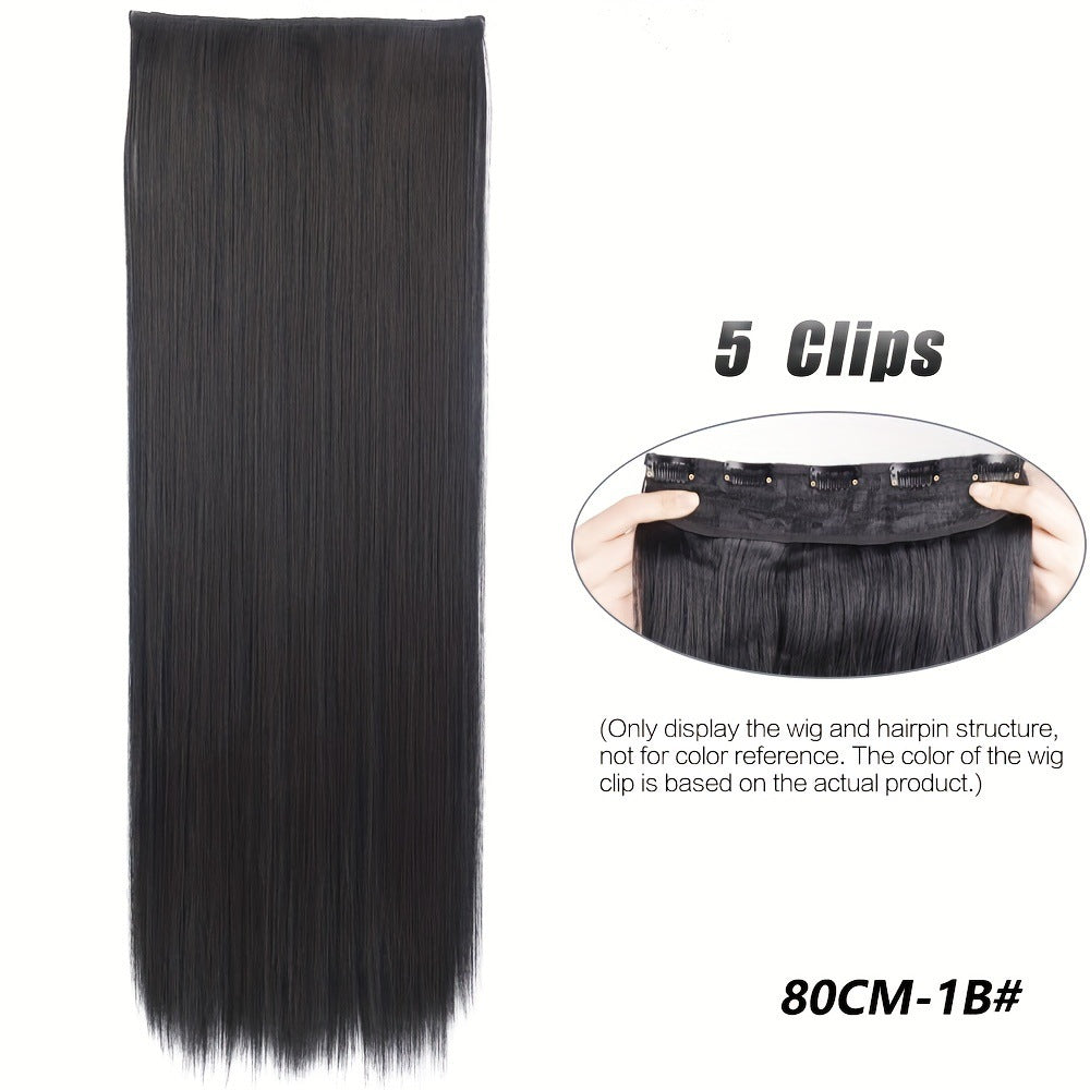 Lose 80cm wig hair extension piece