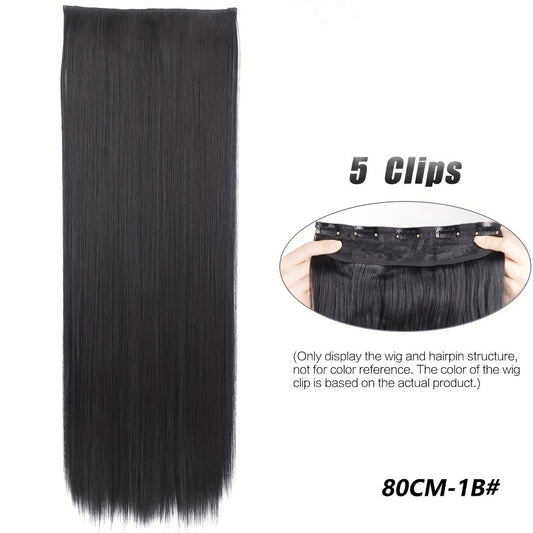 Lose 80cm wig hair extension piece