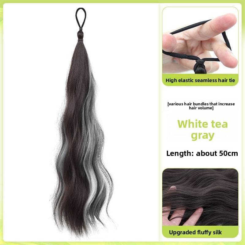 Colorful Hand-Woven Synthetic Hair Ponytail Bundles for Volume & Styling - Price Value Store