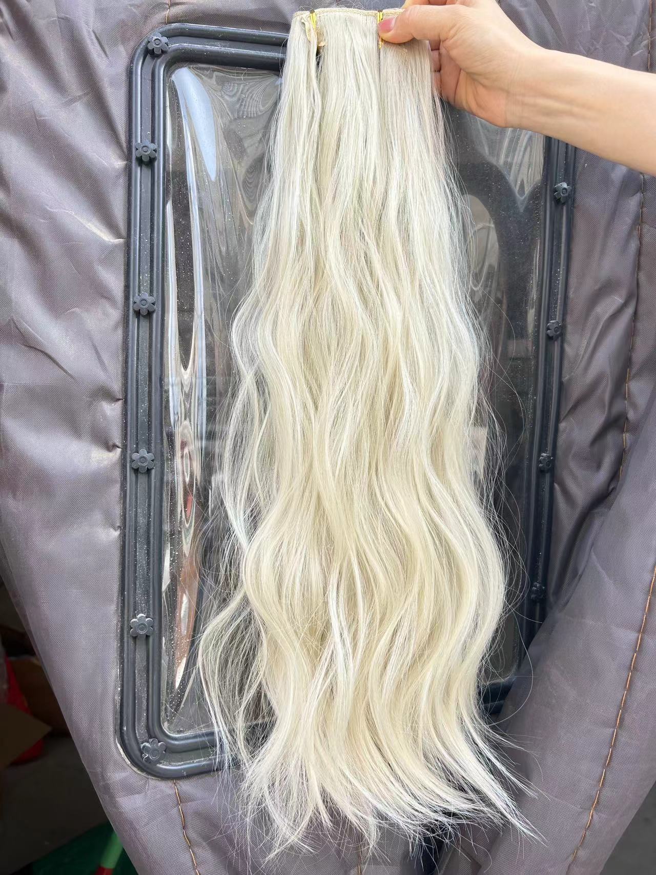 A four-piece wig set