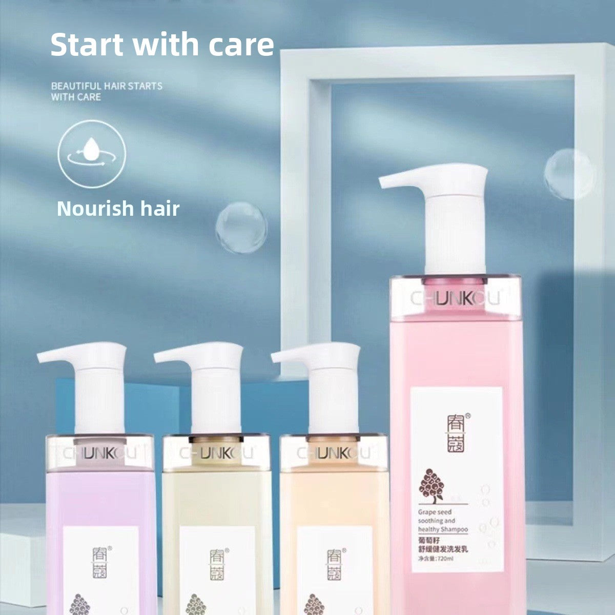 Oil Control and Dandruff Removal Hair Care water