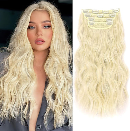 A four-piece wig set