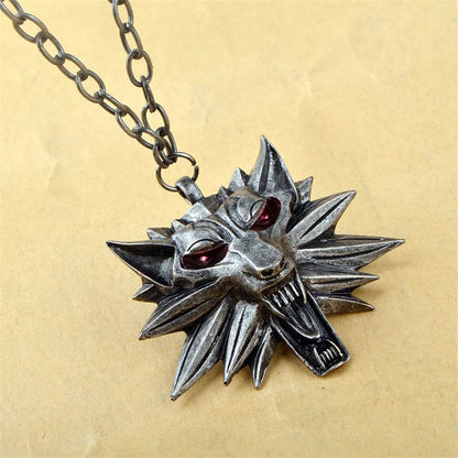 Anime necklace with wolf head - Price Value Store
