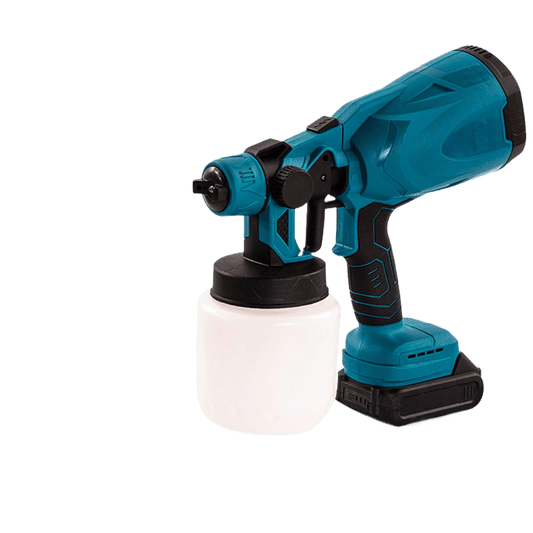 Multifunctional lithium battery spray gun special adaptation decoration coating spray gun high power strong power woodworking spray gun - Price Value Store