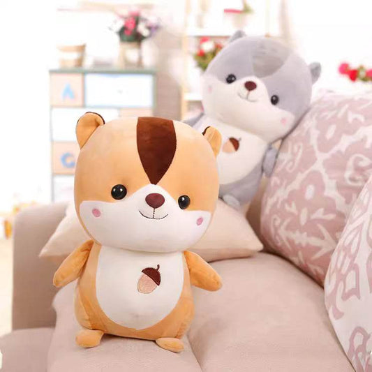Cute Squirrel Plush Doll Soft Stuffed Animal Toy - Price Value Store