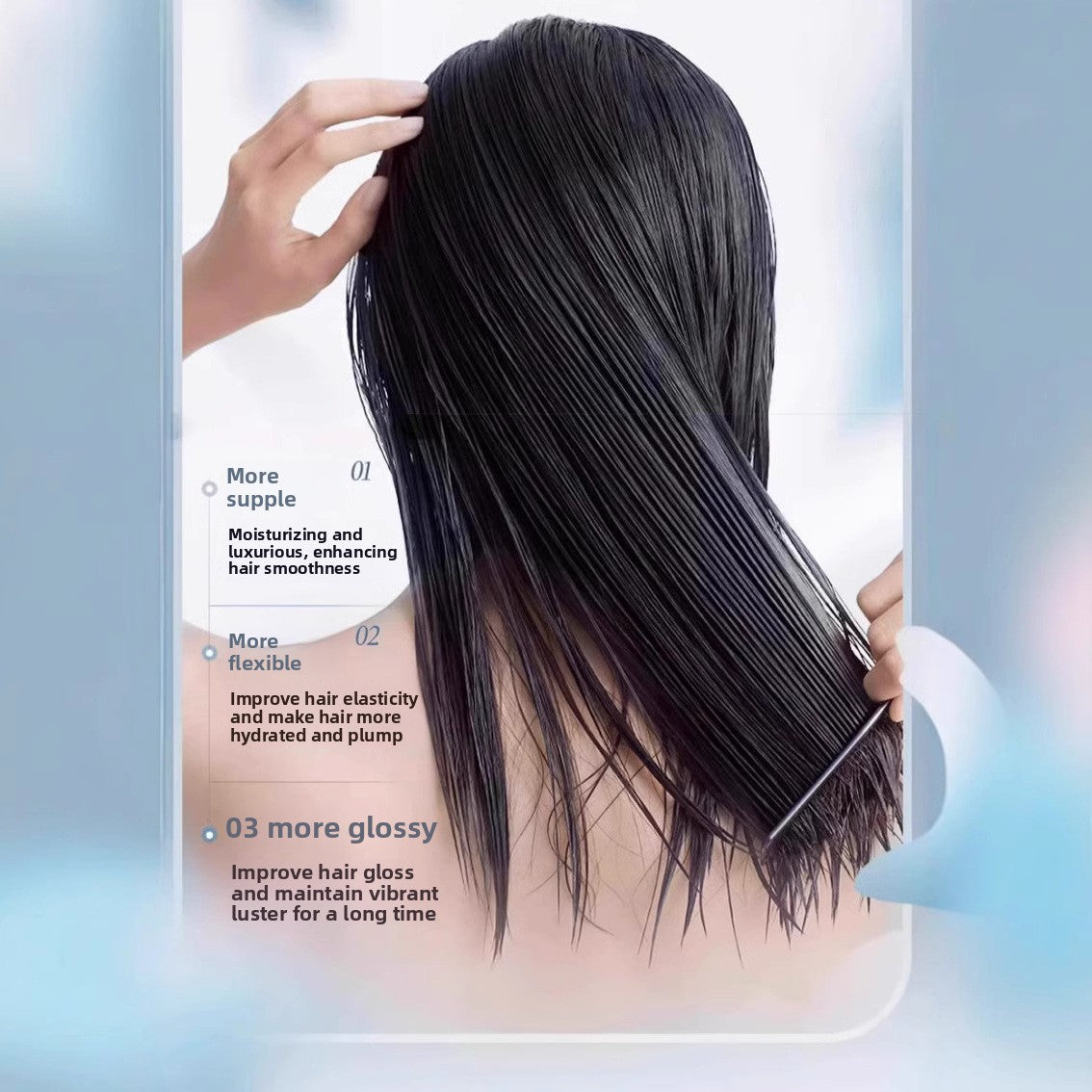 Household hair conditioner