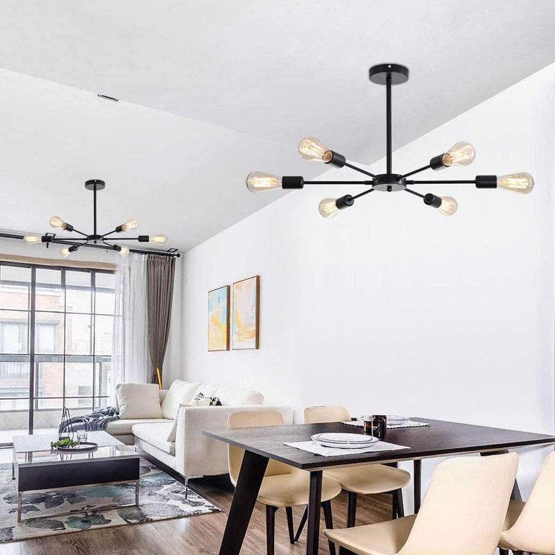 Cross-border Hot Sale Light Luxury Nordic Living Room Lamp Ceiling Lamp Modern Simple Atmospheric Bedroom Lighting Restaurant Art Lamps - Price Value Store
