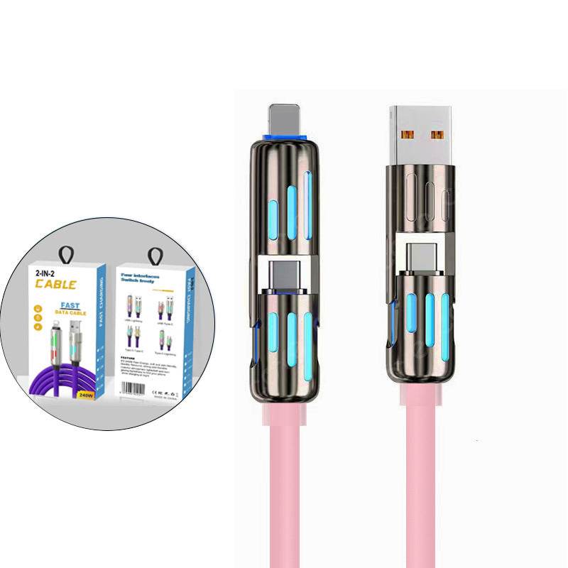 4-in-1 usb mobile phone data cable - Price Value Store