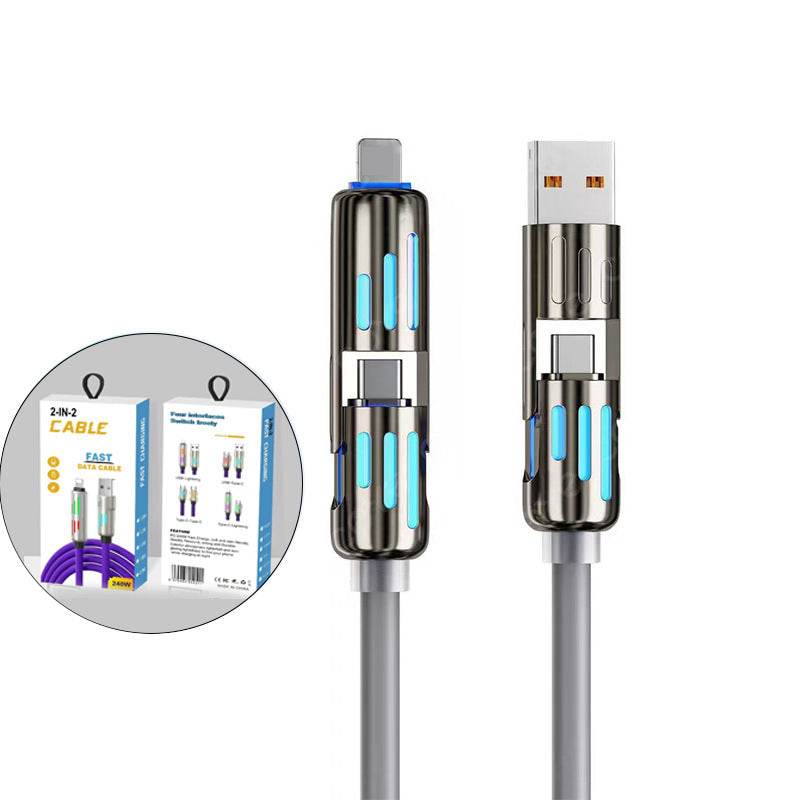 4-in-1 usb mobile phone data cable - Price Value Store