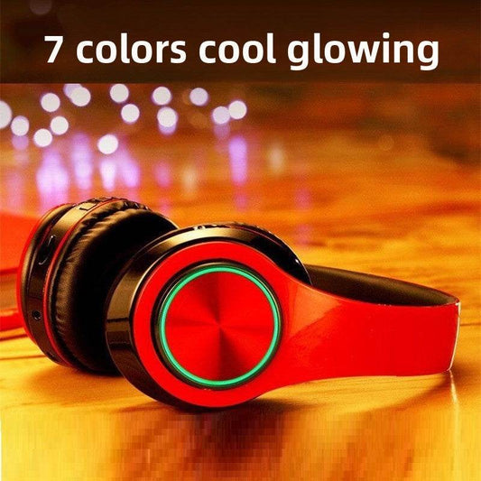 Luminous Wireless Bluetooth Headset with Foldable Design - Price Value Store