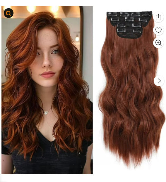 A four-piece wig set