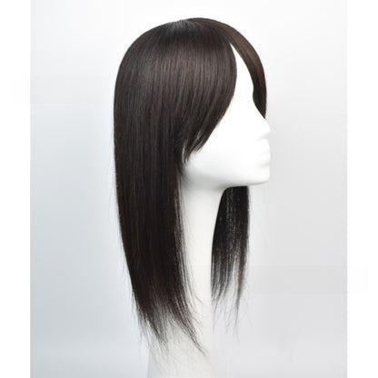 Real hair reissue piece hand-woven head-spinning long wig