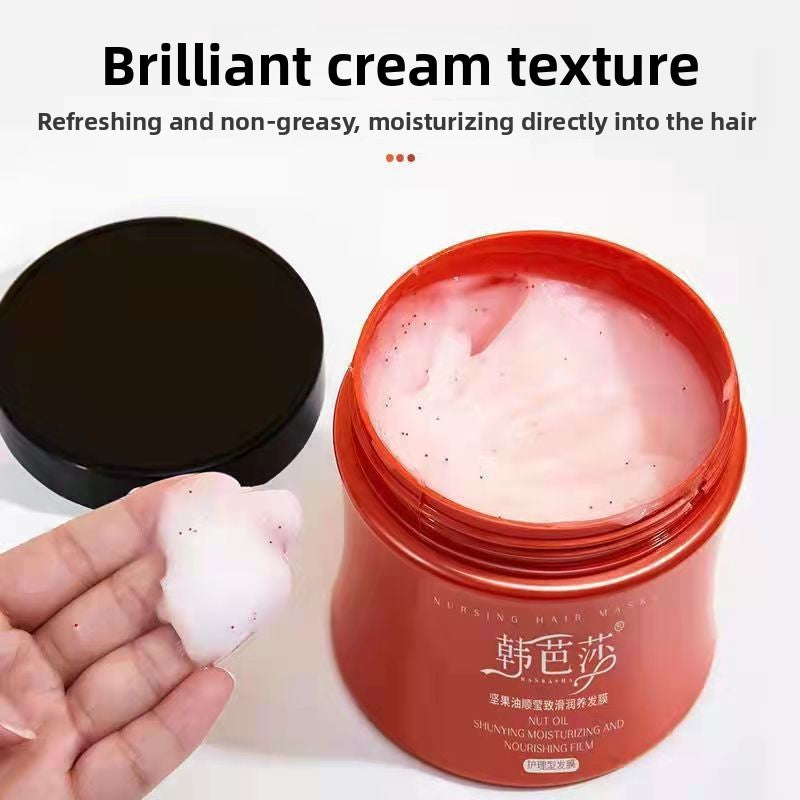 Deeply moisturizing and repairing frizzy hair mask