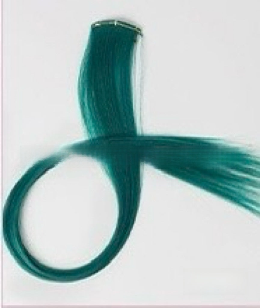 Highlight dyed wig pieces for women's long straight hair