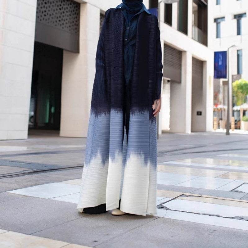 Loose printed lapel robe - Price Value Store