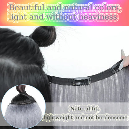 Colorful ear-hanging hair extensions