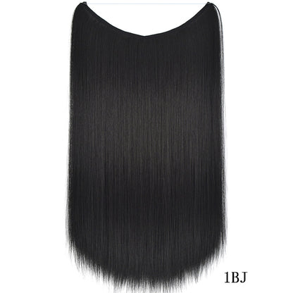 Seamless Straight Synthetic Hair Patch