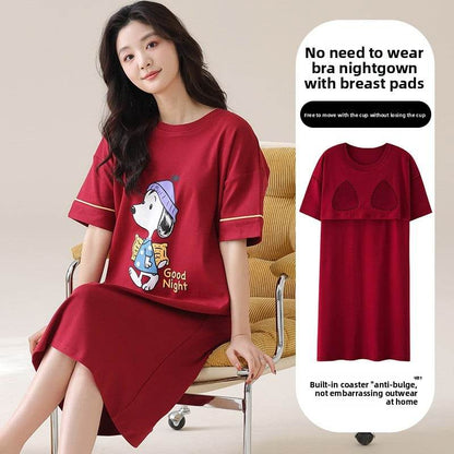 A nightgown with a chest cushion - Price Value Store