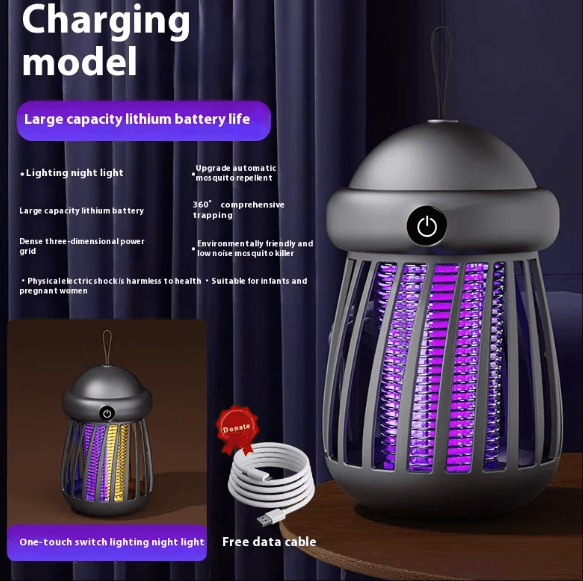 New outdoor electric shock mosquito killer indoor automatic mosquito trap home usb mosquito killer camping convenient mosquito lamp - Price Value Store