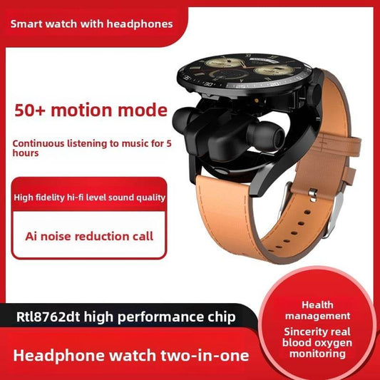Smartwatch with TWS Earbuds Waterproof Fitness Tracker with Heart Rate & Blood Pressure Monitor - Price Value Store