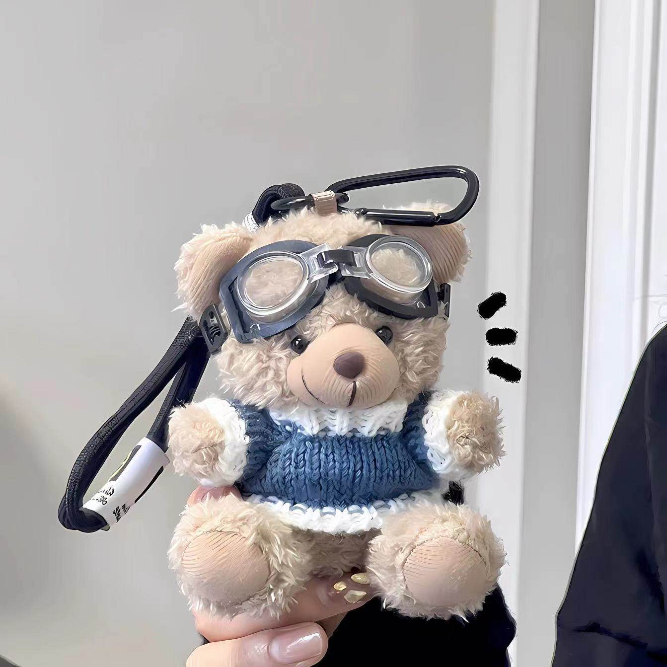 Pilot Bear Plush Keychain Doll - Price Value Store