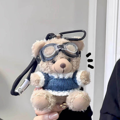 Pilot Bear Plush Keychain Doll - Price Value Store