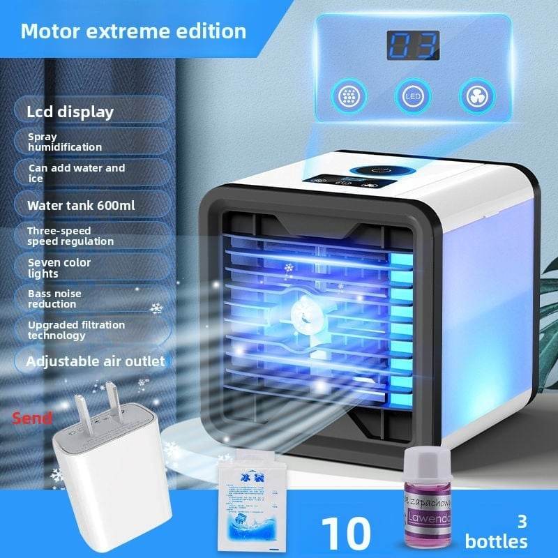 Household mini air conditioner, cooling and moisture-retaining air cooler - Price Value Store