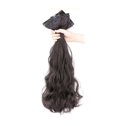 Three-Piece Seamless Fluffy Synthetic Hair Wig