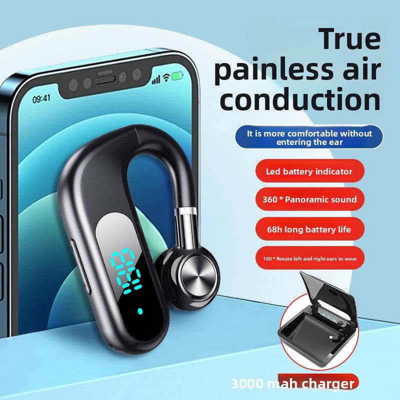 Ear-Mounted Bluetooth Headset Wireless Air Conduction Ultra-Long Standby Life - Price Value Store