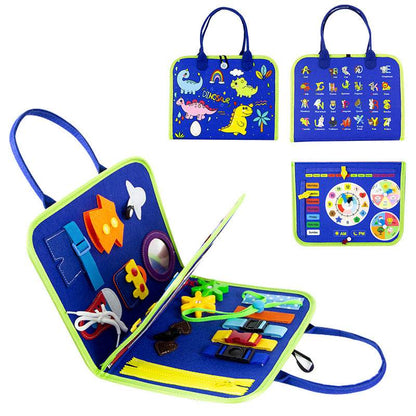 Montessori Felt Busy Board for Kids - Early Educational DIY Activity Toy - Price Value Store
