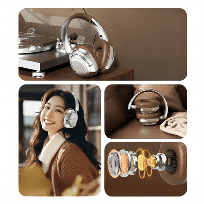 Wireless headphones with microphone and long battery life - Price Value Store