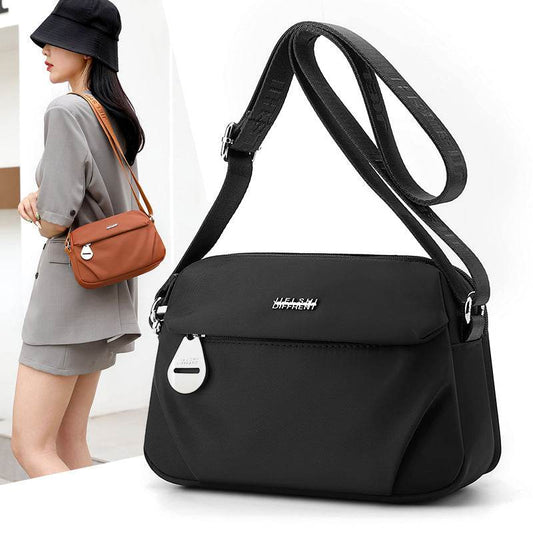 Cross-Border New Fashion Simple Nylon Shoulder Bag Simple Versatile Cross-Body Bag Large Capacity Women's Casual Bag - Price Value Store