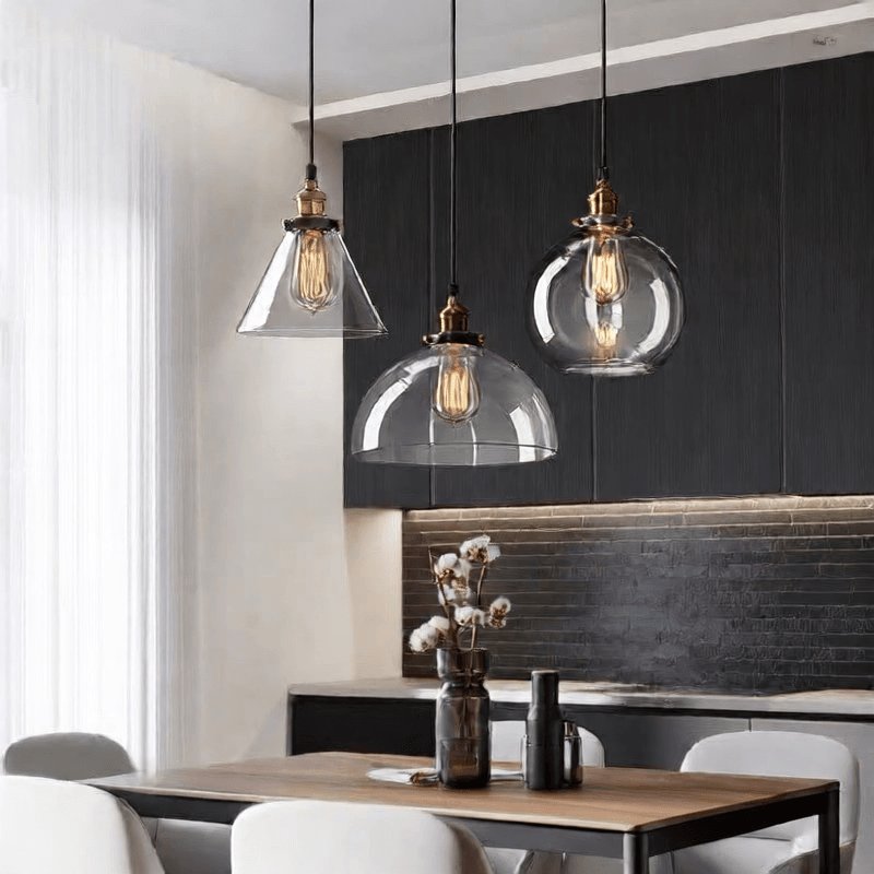 Creative retro glass chandelier - Price Value Store