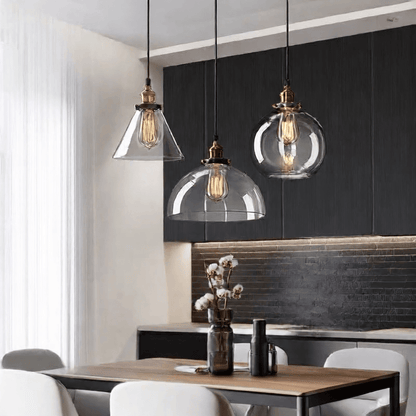 Creative retro glass chandelier - Price Value Store