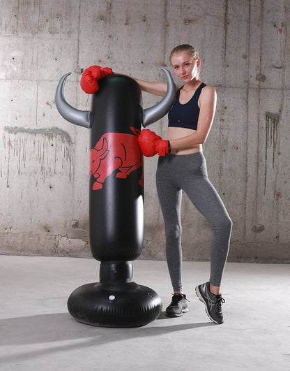 Inflatable fitness boxing column untoppleable figure - Price Value Store