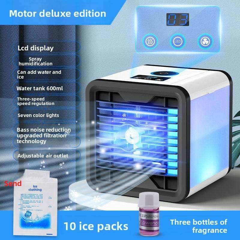 Household mini air conditioner, cooling and moisture-retaining air cooler - Price Value Store